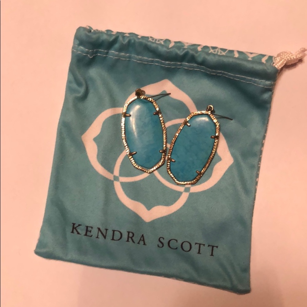 Kendra scott turquoise earrings
